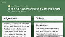 Angebot für Kindergartenkinder 